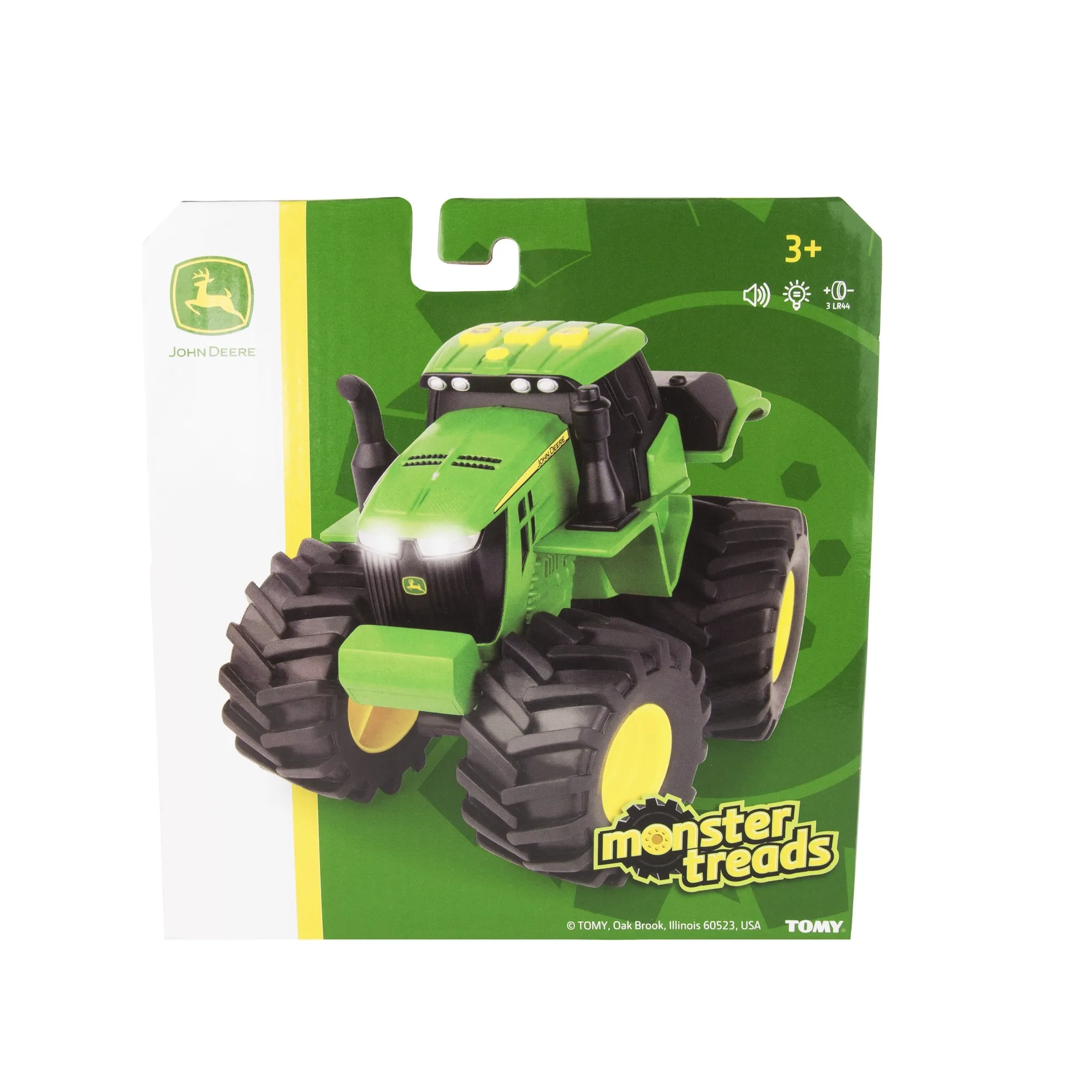 Машинка Трактор John Deere Kids Monster Treads з великими колесами зі  світлом і звуком (46656) Купить по цене 759 грн грн. в Украине |  Интернет-Магазин ROZUM