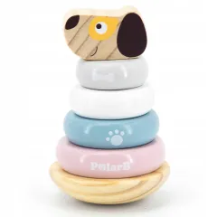 Пірамідка Viga Toys Цуценя (44042)