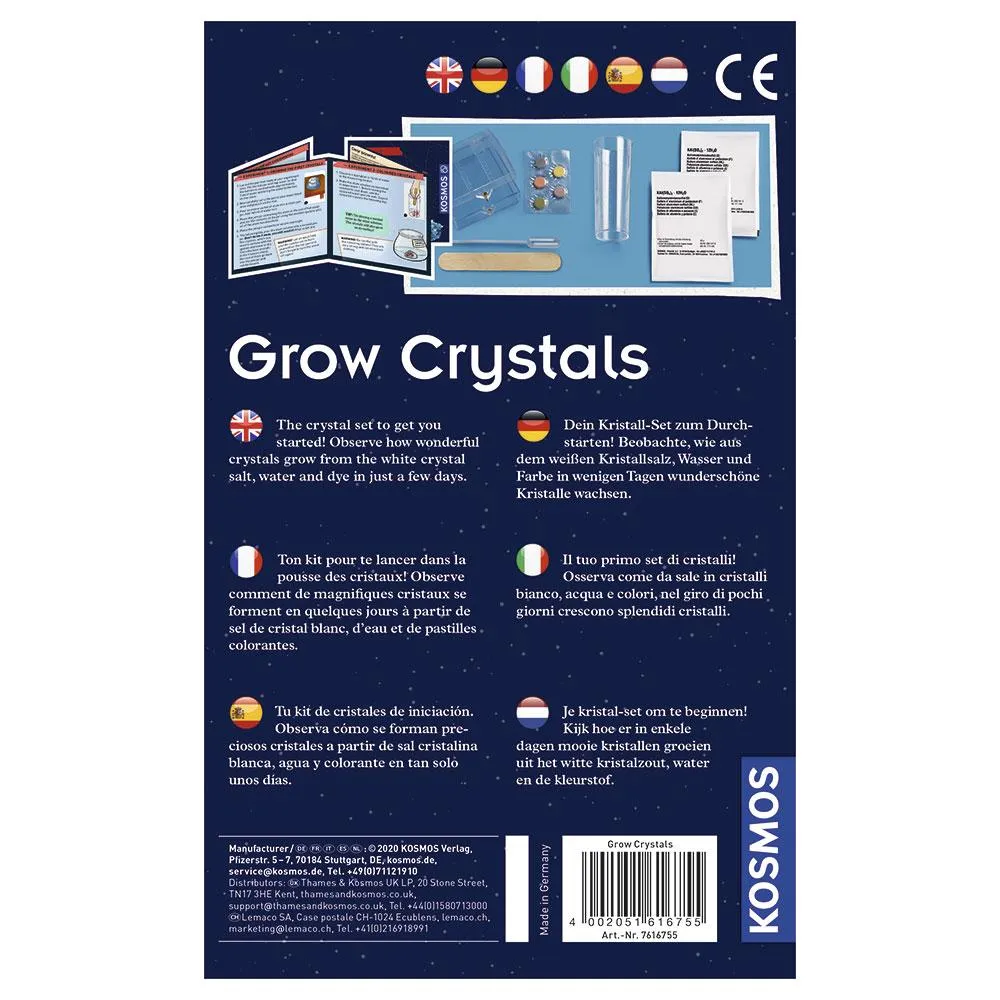 Научный набор Kosmos Выращивание кристаллов (Grow Crystals) Купить по цене  649 грн грн. в Украине | Интернет-Магазин ROZUM