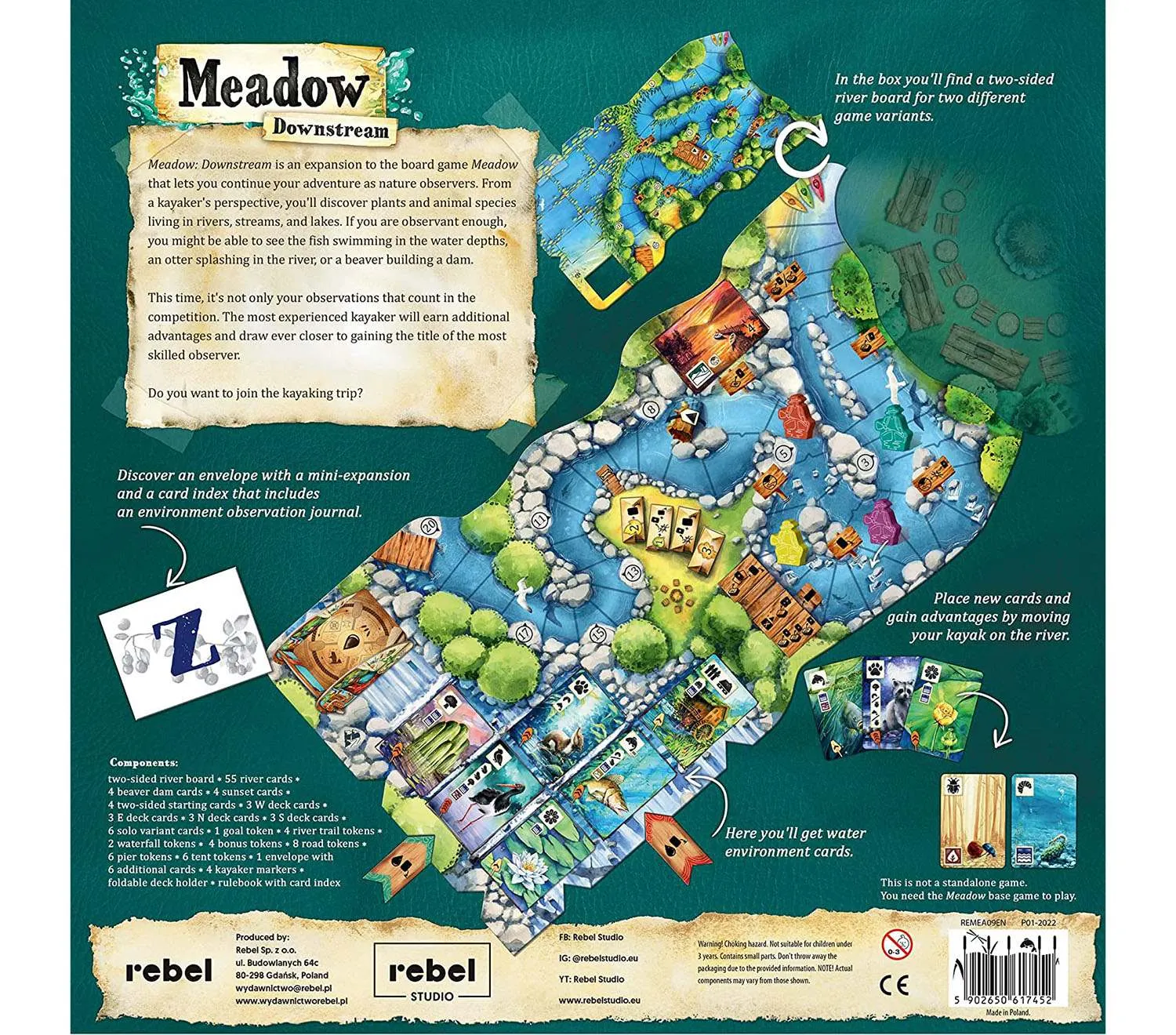 Левада: По течению (Meadow: Downstream) (UA) Игромаг - Настольная игра  (8172) Купить по цене 0 € грн. в Украине | Интернет-Магазин ROZUM