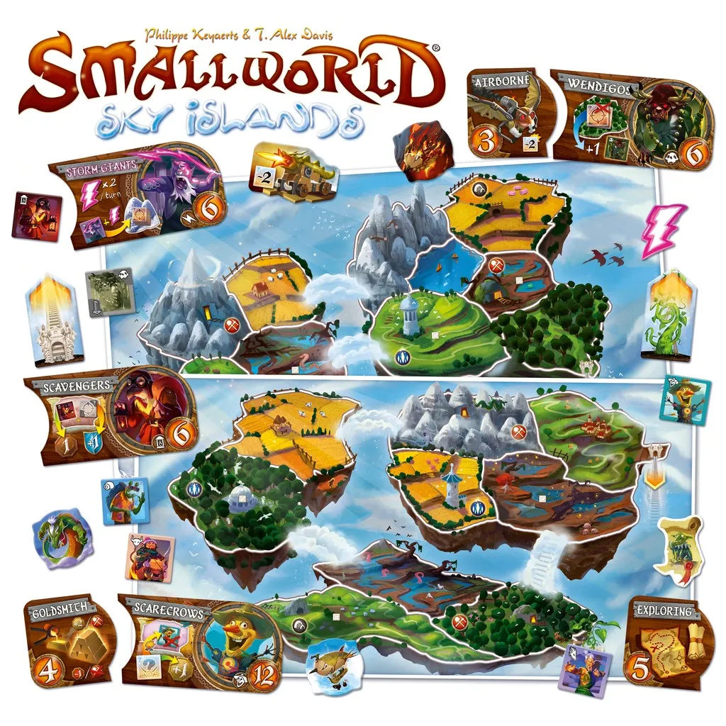 Настольная игра Days of Wonder Маленький Мир. Небесные острова (Small  World. Sky Islands) (англ.) Купить по цене 1487 грн грн. в Украине |  Интернет-Магазин ROZUM