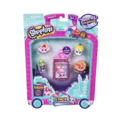 Набір фігурок SHOPKINS S8 серії ʼКругосвітня подорожʼ - 5 ДРУЗІВ ШОПКІНС(5 шопкінсів, кімнатка)
