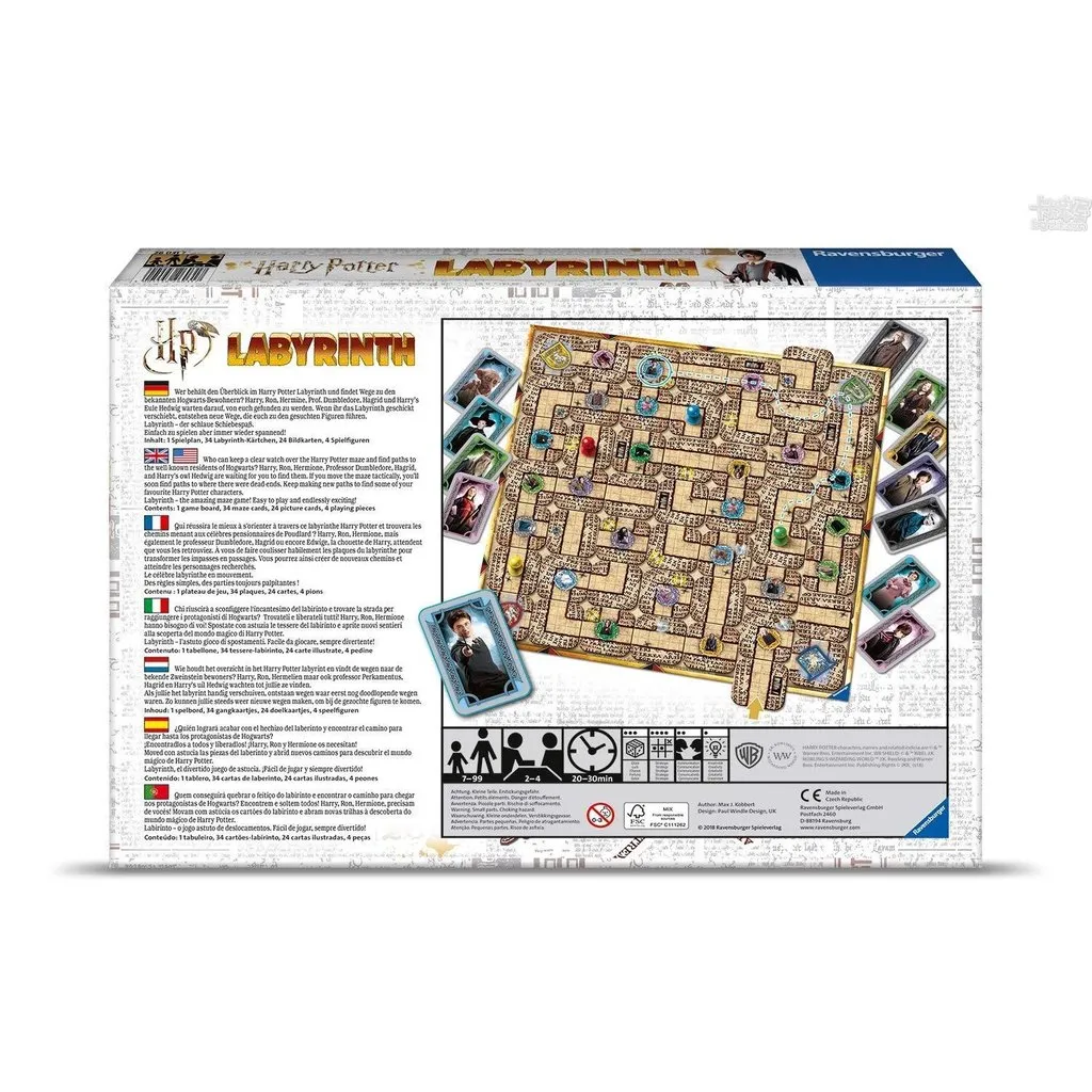 Настольная игра Ravensburger Гарри Поттер. Лабиринт (Harry Potter  Labyrinth) (англ.) Купить по цене 1999 грн грн. в Украине |  Интернет-Магазин ROZUM