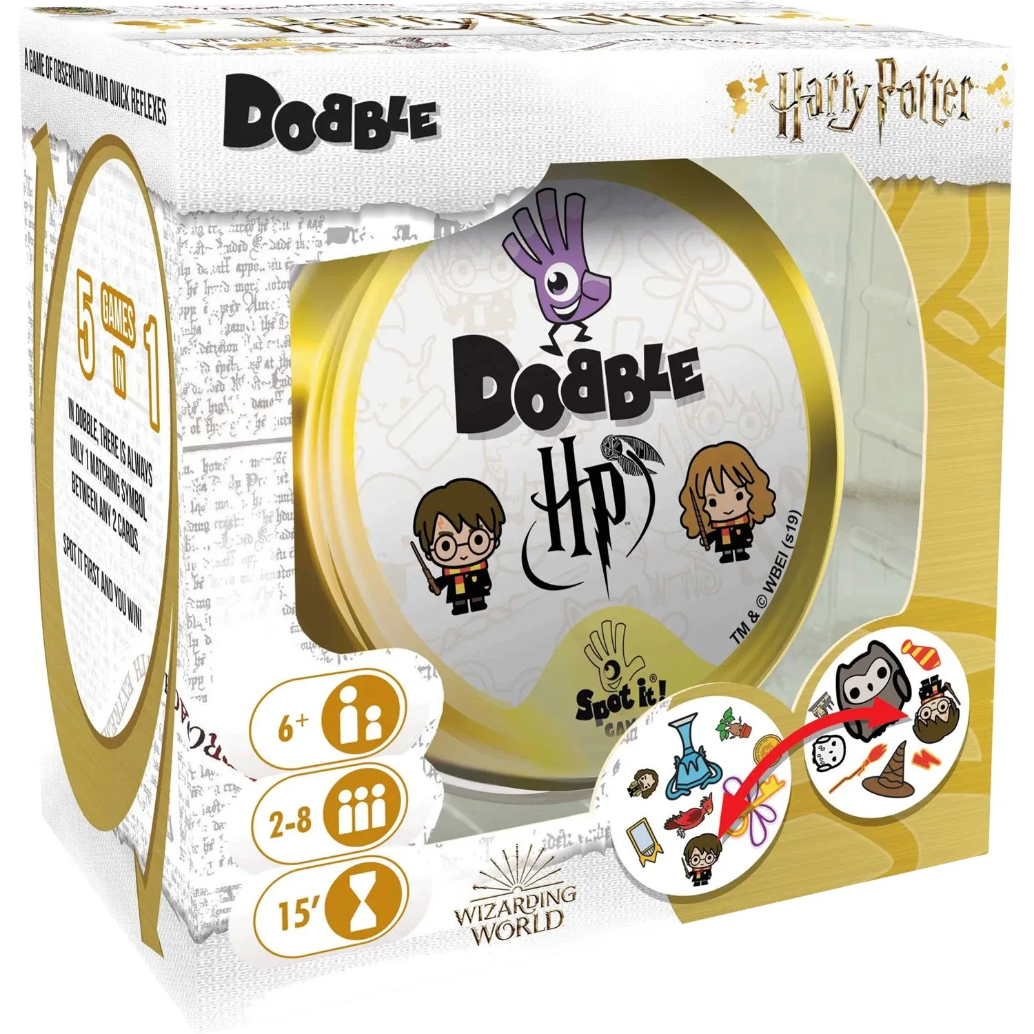 Настольная игра Dobble Гарри Поттер Original Edition (Доббль Harry Potter)  (укр) купить по цене 451 грн грн. в Украине | Интернет-Магазин ROZUM