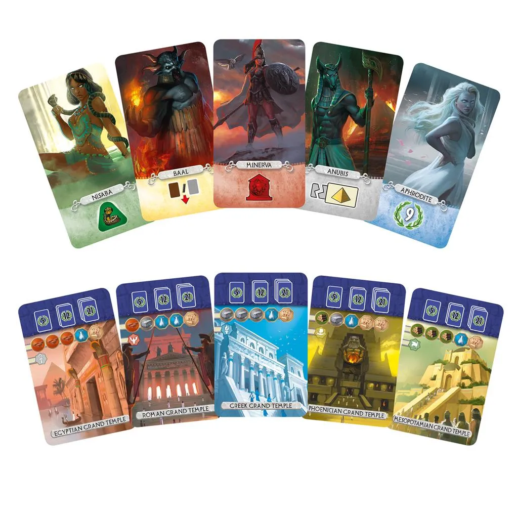 Настольная игра Игромаг 7 Чудес Дуель: Пантеон (7 Wonders Duel: Pantheon)  (укр.) Купить по цене 908 грн грн. в Украине | Интернет-Магазин ROZUM