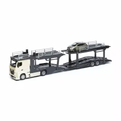 Ігровий набір Bburago Автотранспортер Mercedes-Benz Actros з автомоделлю VW Polo GTI mark 5 (18-31458)