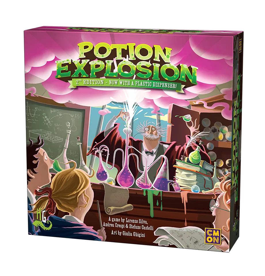 Potion Explosion: 2nd Edition (Лаборатория или Взрывное зелье) (EN) CMON  Limited - Настольная игра (PTN101) Купить по цене 2704 грн грн. в Украине |  Интернет-Магазин ROZUM