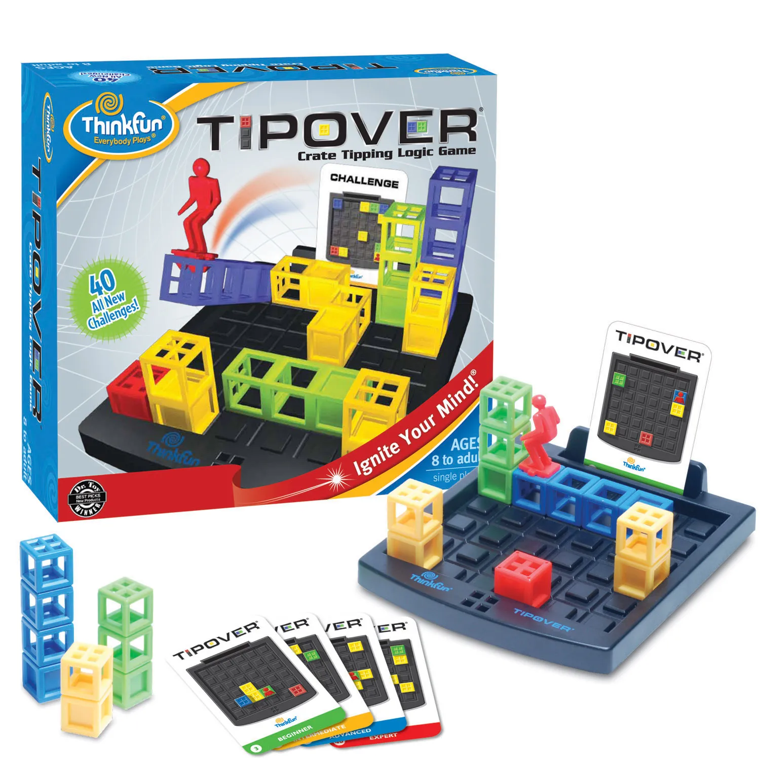 Логическая игра ThinkFun Tip Over (7070) Купить по цене 547 грн грн. в  Украине | Интернет-Магазин ROZUM