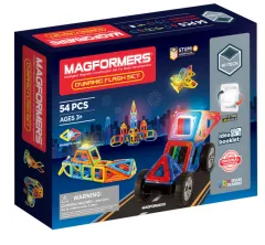 Магнітний конструктор Magformers Набір для будівництва з ЛЕД підсвічуванням, 54 ел