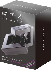 Металева головоломка Huzzle 6* Квартет (Huzzle Quartet)