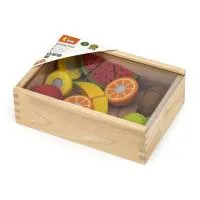 Іграшка Viga Toys Нарізані фрукти з дерева (44539)