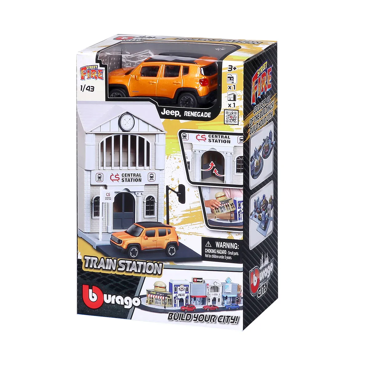 Игровой набор Bburago Bburago Сity - Железнодорожная станция (станция,  автомобиль 1:43) (18-31505) Купить по цене 345 грн грн. в Украине |  Интернет-Магазин ROZUM