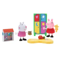 Ігровий набір Peppa - ДИТЯЧА КІМНАТА (2 фігурки, аксесуари)