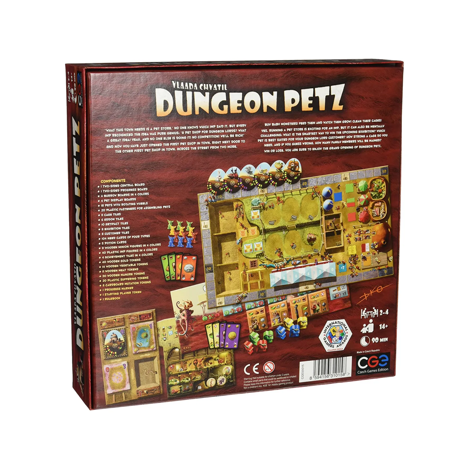 Настольная игра Czech Games Edition Питомцы Подземелий (Dungeon Petz)  (англ.) Купить по цене 2301 грн грн. в Украине | Интернет-Магазин ROZUM