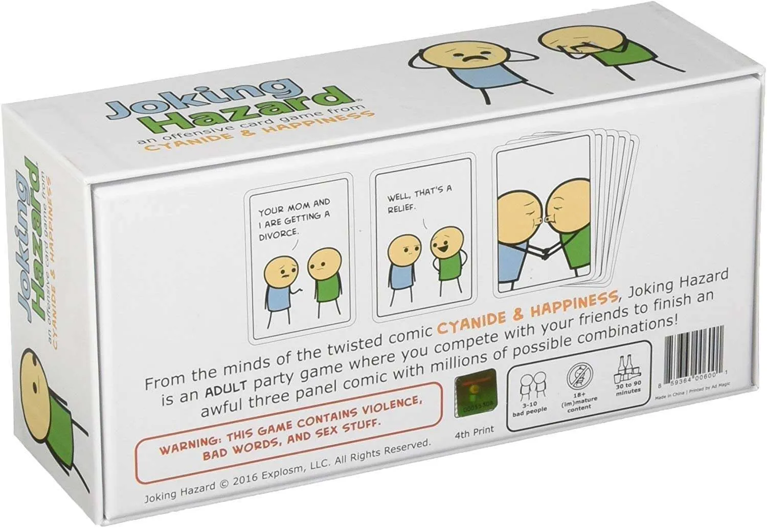 Цинические истории (UA) / Joking Hazard (UA) - Настольная игра Купить по  цене 750 грн грн. в Украине | Интернет-Магазин ROZUM