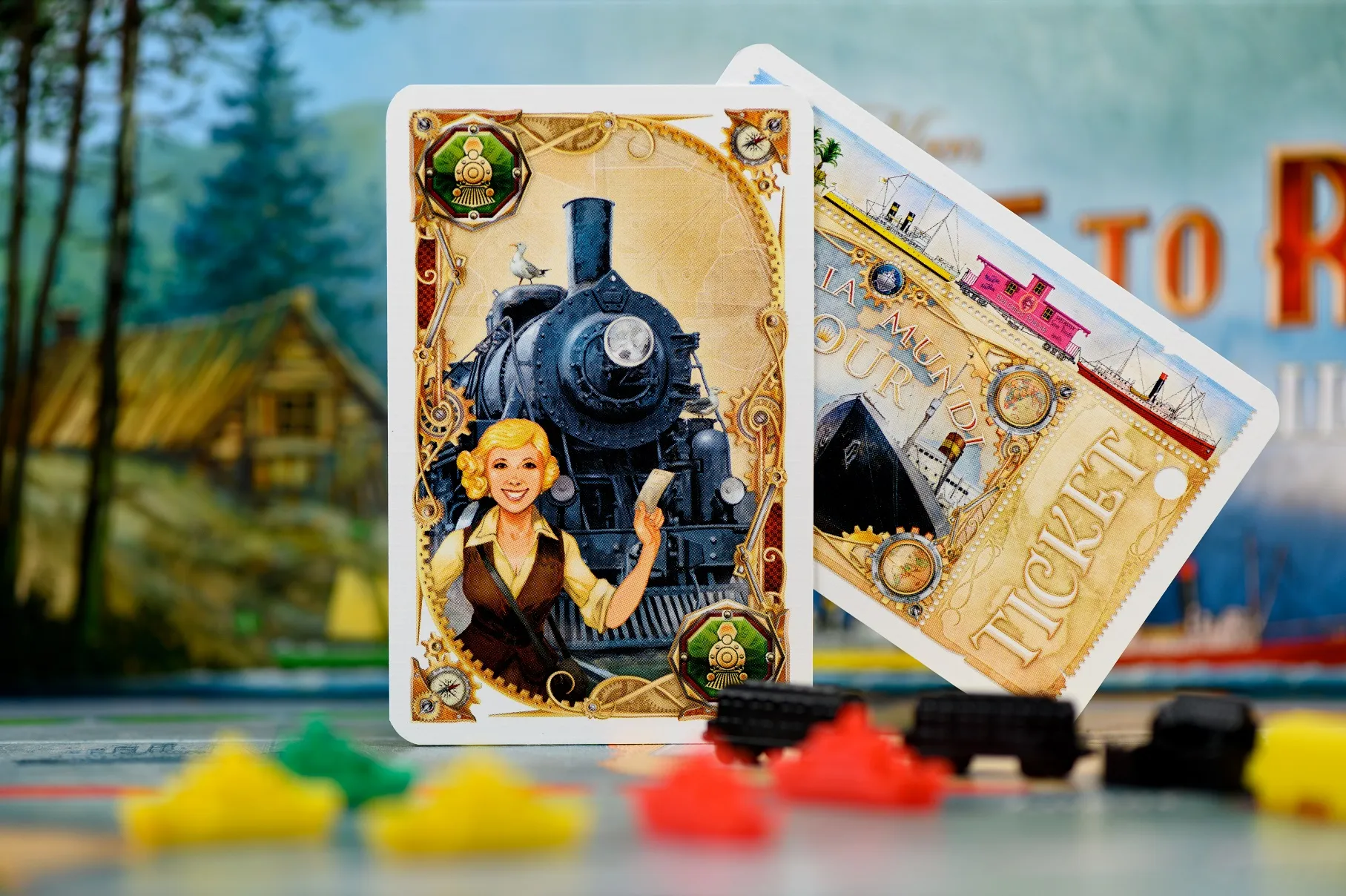 Настольная игра Ticket to Ride: Dookoła Świata (Вокруг света) или (Билет на  Поезд Rails & Sails, Рельсы и Паруса) (польская версия) Купить по цене 2999  грн грн. в Украине | Интернет-Магазин ROZUM