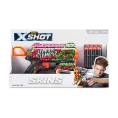 Скорострільний бластер X-SHOT Skins Flux Zombie Stomper (8 патронів)