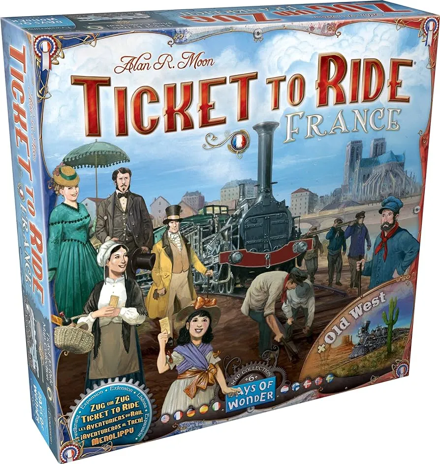 Ticket to Ride Map Collection 6: France and Old West (EN) Days of Wonder -  Настольная игра Купить по цене 0 грн грн. в Украине | Интернет-Магазин ROZUM