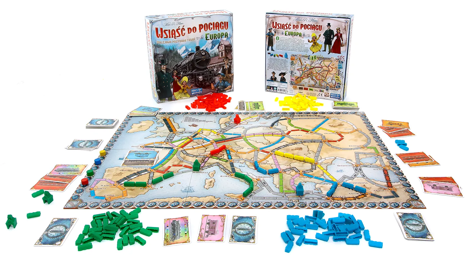 Настольная игра Ticket to Ride: Wsiąść do Pociągu: Europa (Билет на поезд:  Европа) (польская версия) Купить по цене 2099 грн грн. в Украине |  Интернет-Магазин ROZUM