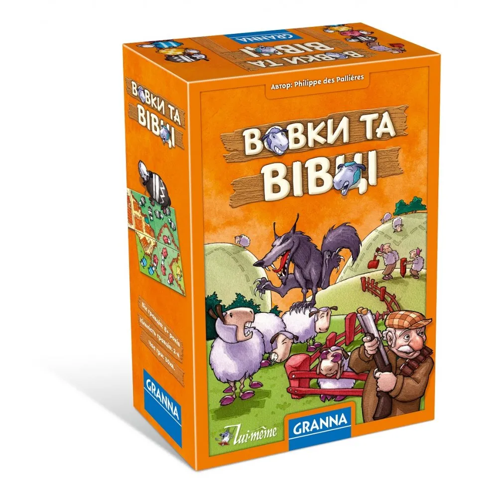 Настольная игра Granna Волки и овцы (83651) Купить по цене 549 грн грн. в  Украине | Интернет-Магазин ROZUM