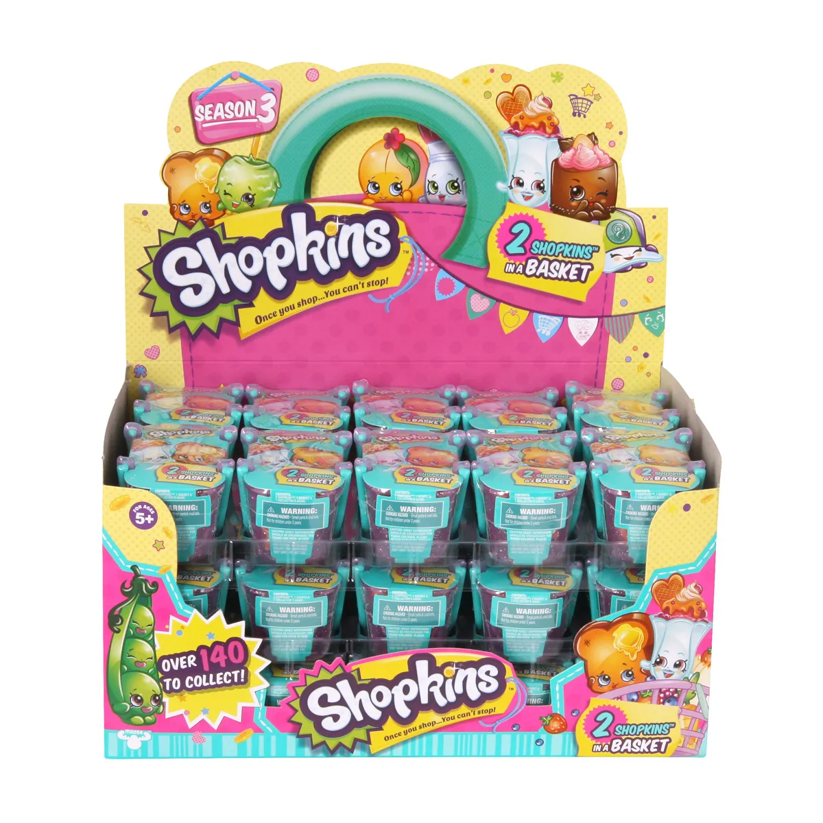 Набор фигурок SHOPKINS S3 - КОРЗИНКА (2 шопкинса, корзинка) Купить по цене  35 грн грн. в Украине | Интернет-Магазин ROZUM