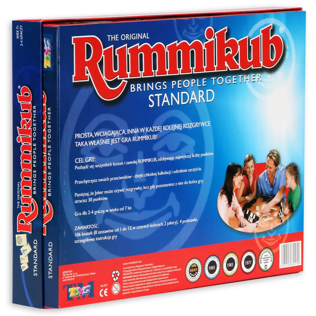 Настольная игра Rummikub Standard (Руммикуб) (польская версия) Купить по  цене 1499 грн грн. в Украине | Интернет-Магазин ROZUM