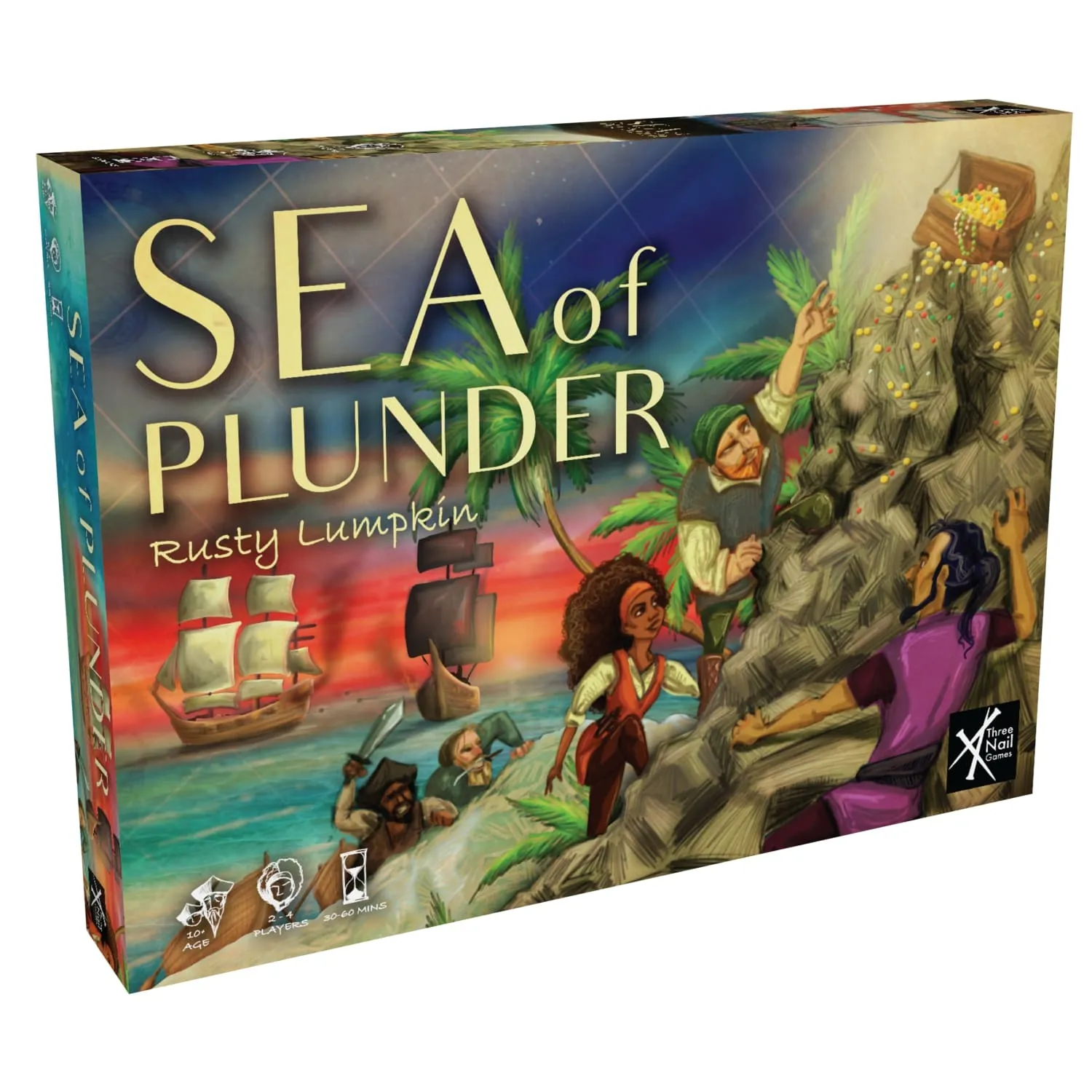 Море грабежа (Sea of Plunder) (EN) Three Nail Games - Настольная игра  Купить по цене 1991 грн грн. в Украине | Интернет-Магазин ROZUM