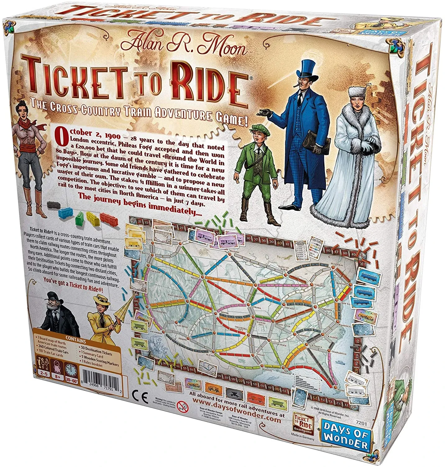 Настольная игра Ticket to Ride (Билет на поезд: Америка) (англ) Купить по  цене 2267 грн грн. в Украине | Интернет-Магазин ROZUM