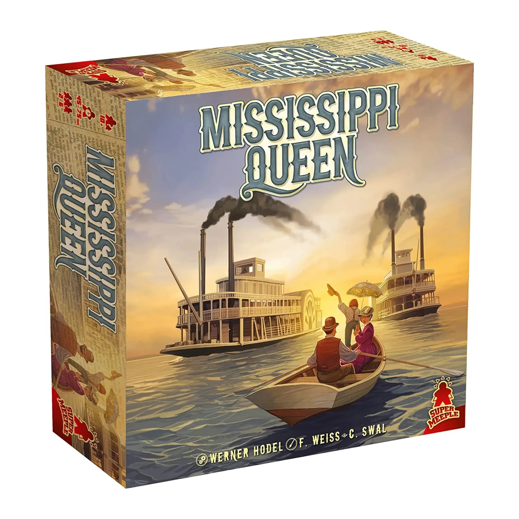 Настольная игра Super Meeple Королева Миссисипи (Mississippi Queen) (англ.)  Купить по цене 2134 грн грн. в Украине | Интернет-Магазин ROZUM