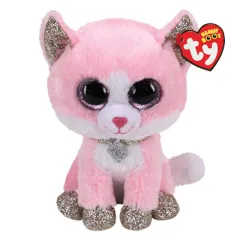 Дитяча іграшка м’яконабивна TY Beanie Boo's 36366 Рожеве кошеня "FIONA" 15см, 36366