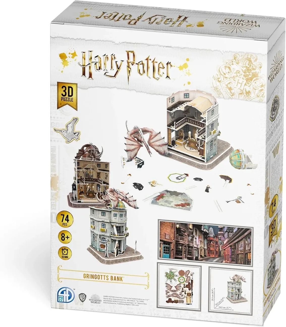 Банк Гринготтс Пазл 3D Гарри Поттер (Gringotts Bank Set 3D puzzle Harry  Potter) 4D Puzz Купить по цене 480 грн грн. в Украине | Интернет-Магазин  ROZUM