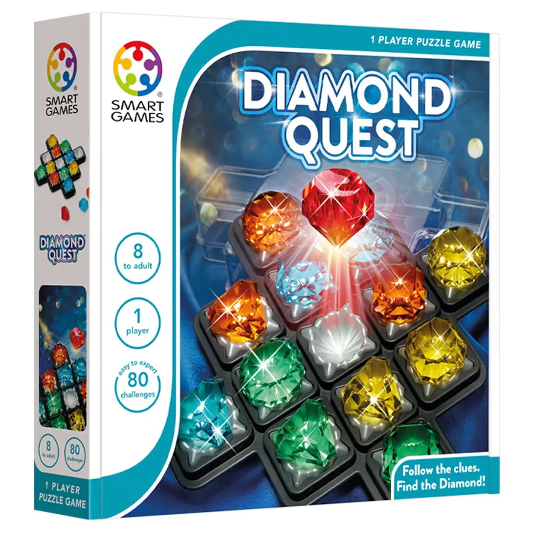 Бриллиантовый квест (Diamond Quest) Smart Games - Настольная игра (SG 093)  Купить по цене 899 грн грн. в Украине | Интернет-Магазин ROZUM