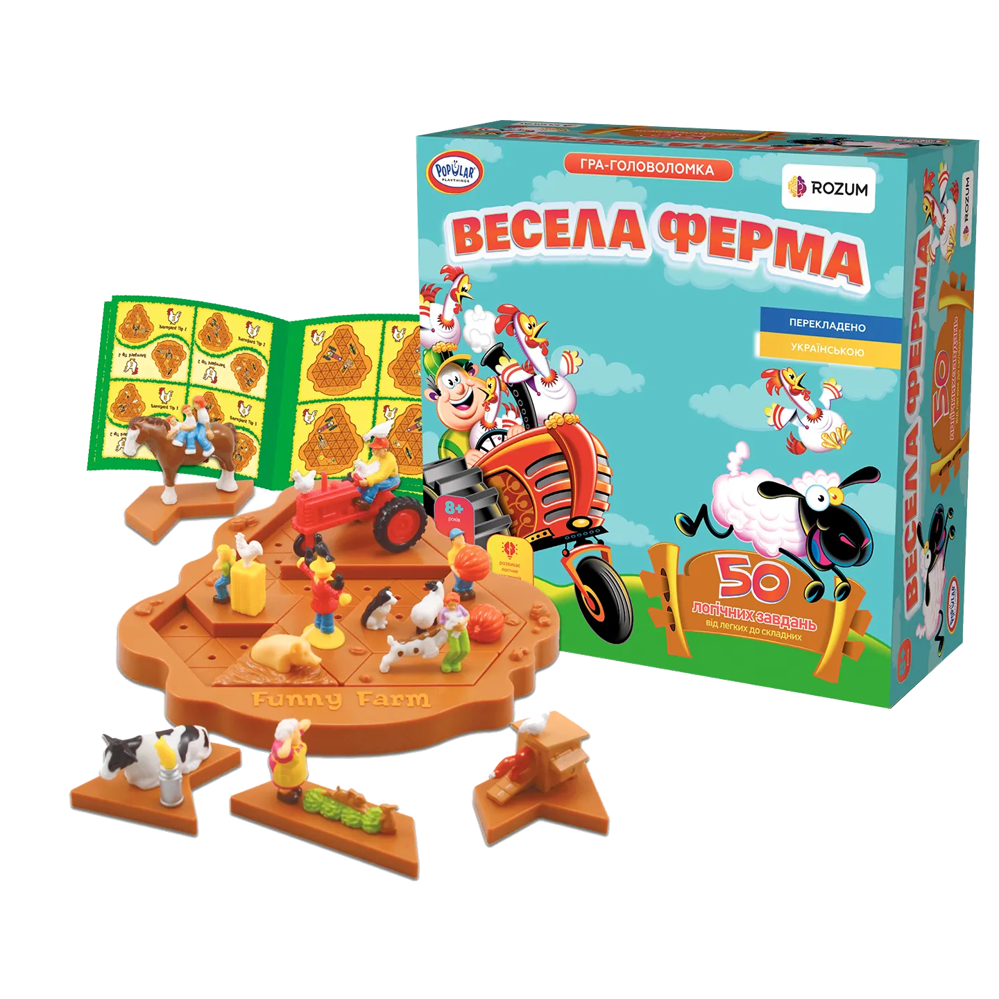 Веселая Ферма (Funny Farm) (UA) Rozum - Настольная игра (R004UA) Купить по  цене 759 грн грн. в Украине | Интернет-Магазин ROZUM