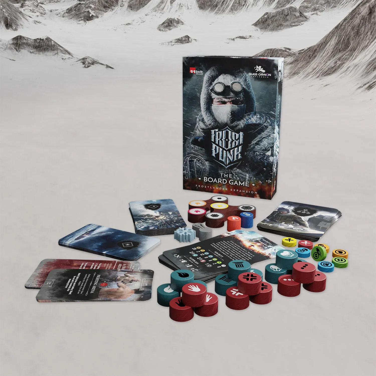 Frostpunk: The Board Game - Frostlander Expansion (Фростпанк: Замерзшие  земли) (EN) Glass Cannon Unplugged - Настольная игра (REBFROST02) Купить по  цене 927 грн грн. в Украине | Интернет-Магазин ROZUM