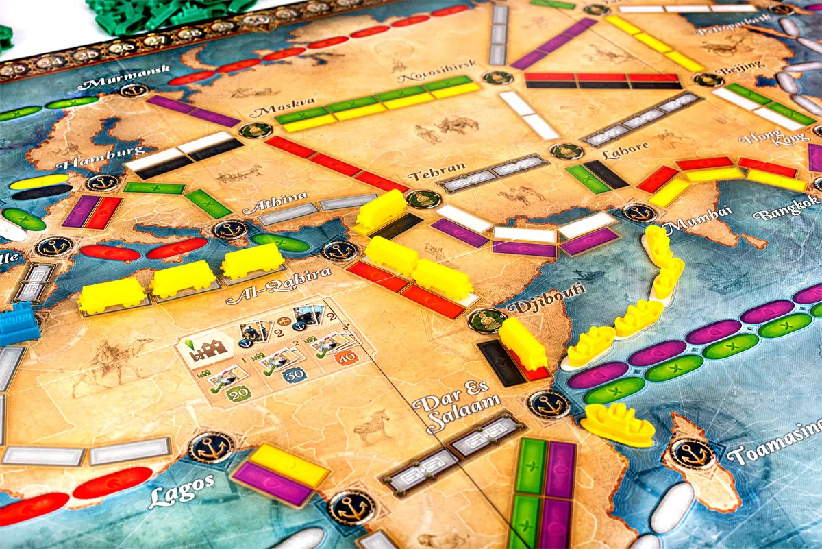 Настольная игра Ticket to Ride: Dookoła Świata (Вокруг света) или (Билет на  Поезд Rails & Sails, Рельсы и Паруса) (польская версия) Купить по цене 2999  грн грн. в Украине | Интернет-Магазин ROZUM