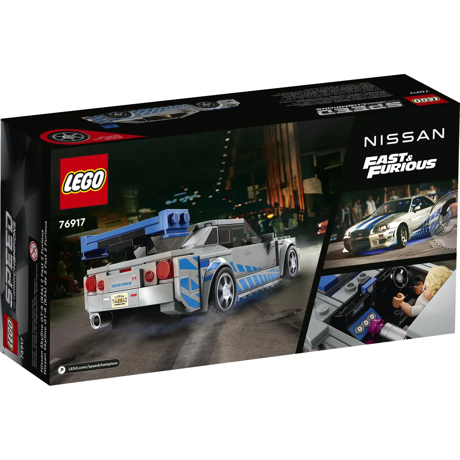 Двойной форсаж Nissan Skyline GT-R (R34) LEGO - Конструктор (76917) Купить  по цене 949 грн грн. в Украине | Интернет-Магазин ROZUM