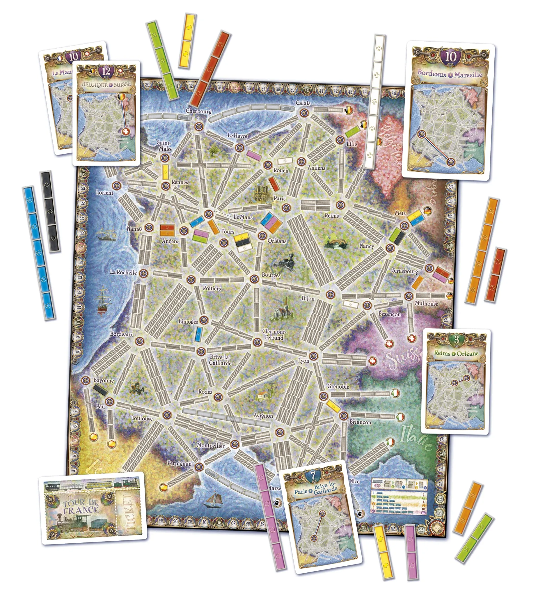 Ticket to Ride Map Collection 6: France and Old West (EN) Days of Wonder -  Настольная игра Купить по цене 0 грн грн. в Украине | Интернет-Магазин ROZUM