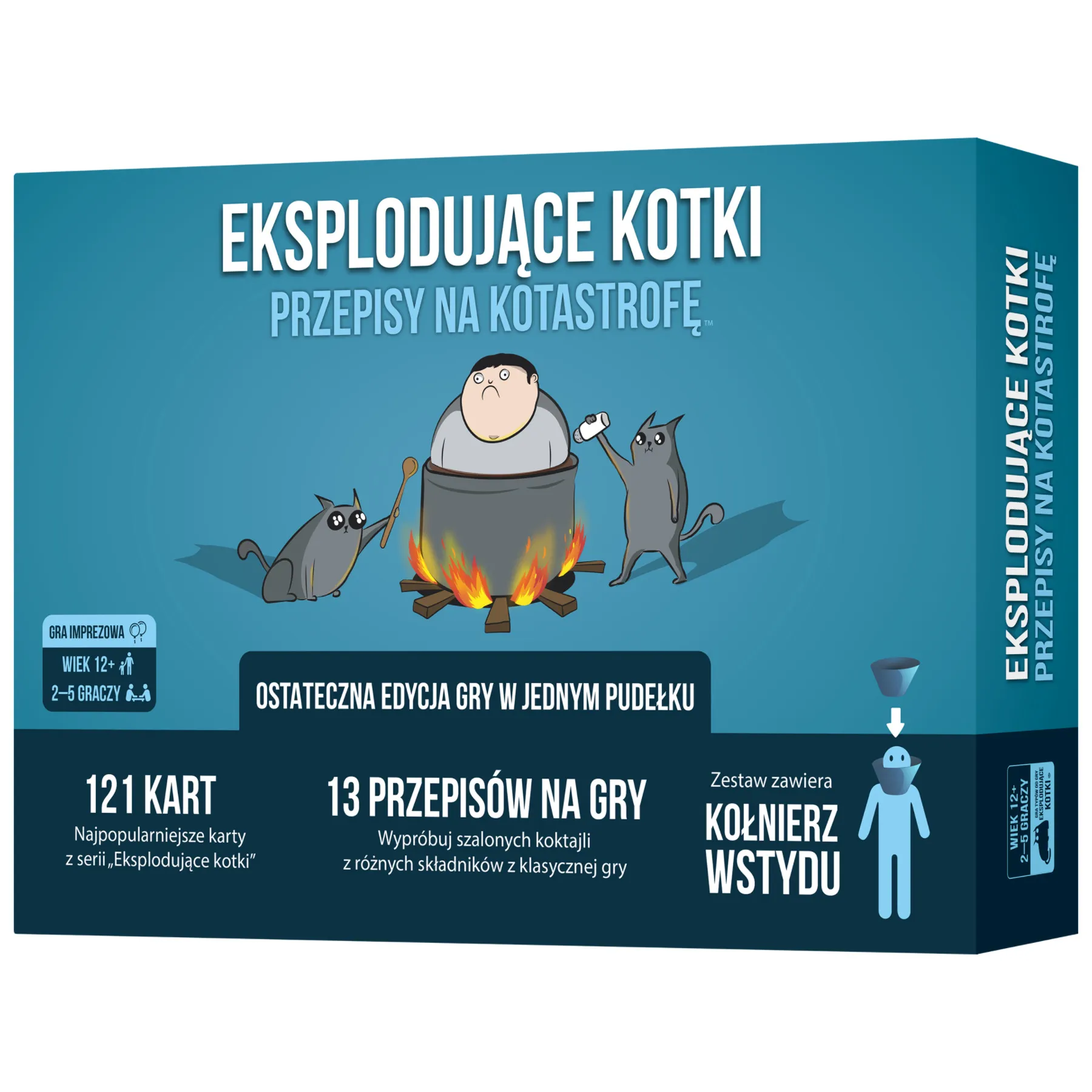 Настольная игра Rebel Взрывные котята: Рецепты катастрофы (Exploding  Kittens: Recipes for Disaster) (PL) Купить по цене 1389 грн грн. в Украине  | Интернет-Магазин ROZUM