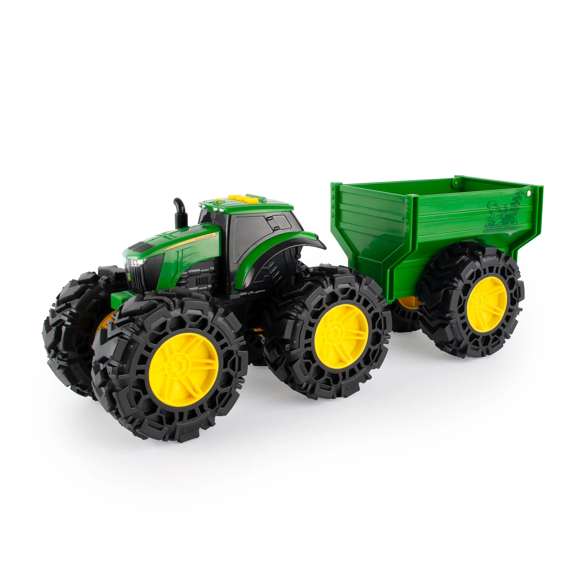 Машинка Трактор John Deere Kids Monster Treads із причепом і великими  колесами (47353) Купить по цене 1626 грн грн. в Украине | Интернет-Магазин  ROZUM