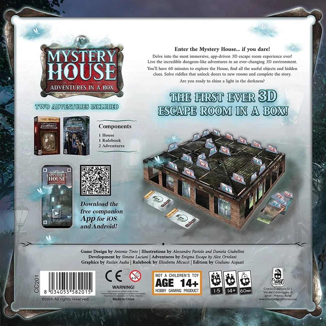 Mystery House Base Game (EN) Cranio Creations - Настольная игра (CC201)  Купить по цене 1380 грн грн. в Украине | Интернет-Магазин ROZUM