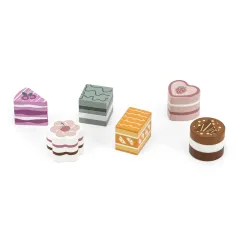 Іграшка Viga Toys Деревʼяні тістечка, 6 шт (44055)