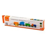 Набір залізниці Viga Toys Потяг-зоопарк (50822)