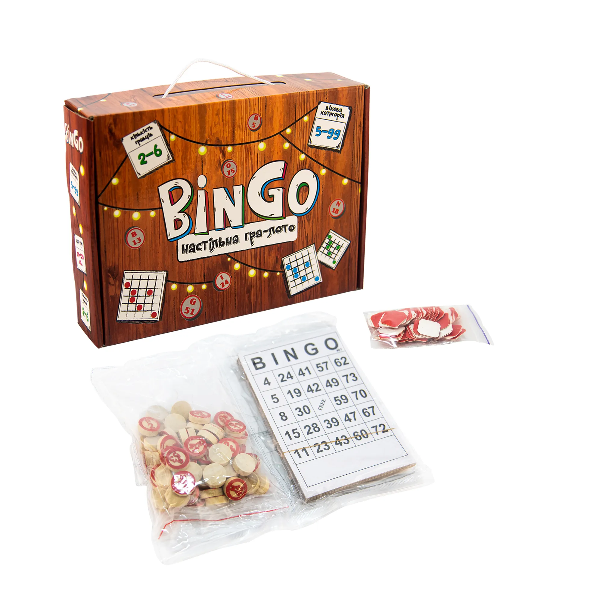 Настольная игра Strateg Лото BinGo на украинском языке (30757) Купить по  цене 280 грн грн. в Украине | Интернет-Магазин ROZUM