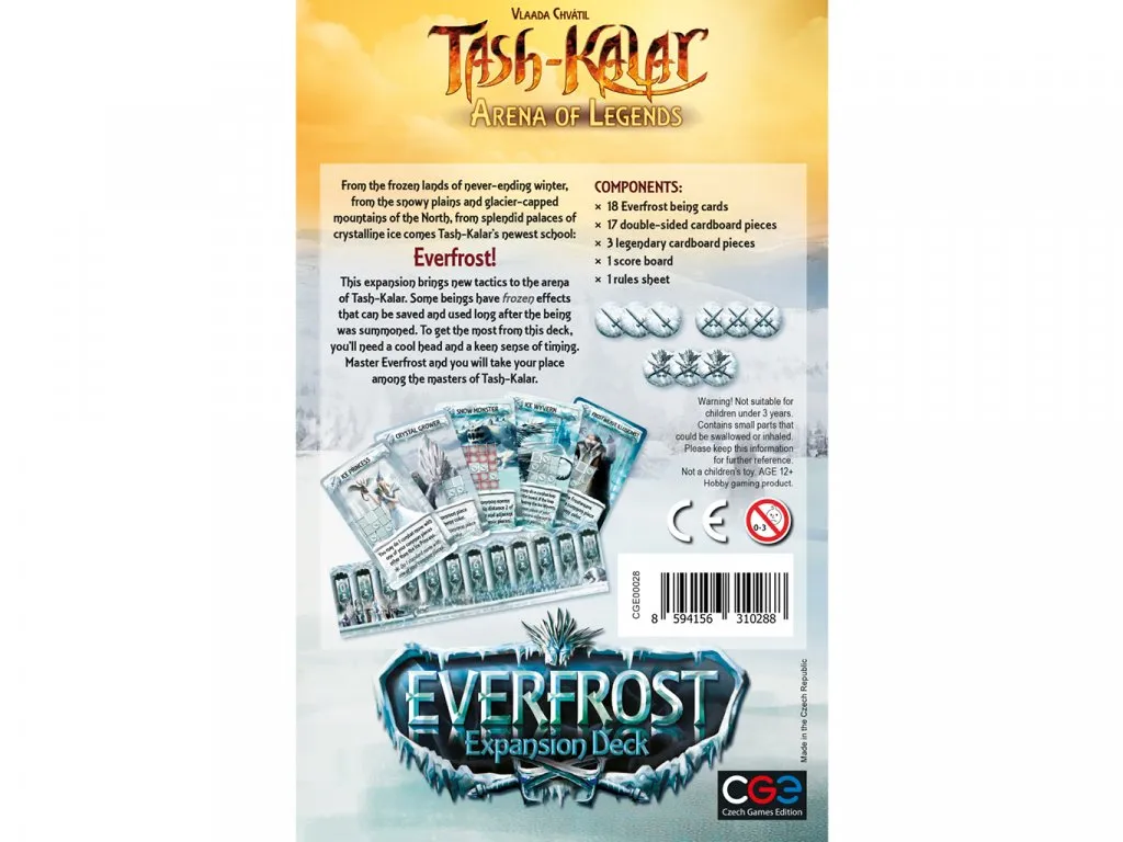 Tash-Kalar: Arena of Legends – Everfrost (EN) Czech Games Edition -  Настольная игра (‎CGE00028) Купить по цене 385 грн грн. в Украине |  Интернет-Магазин ROZUM