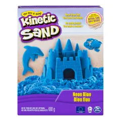 Пісок для дитячої творчості - KINETIC SAND COLOR (блакитний, 680 г)