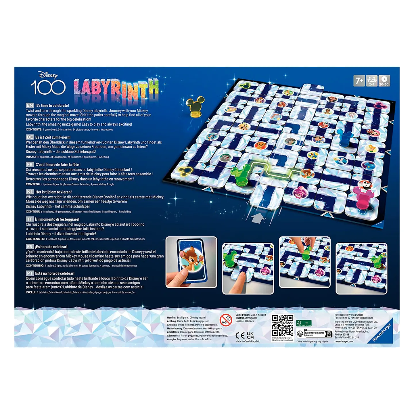 Настольная игра Ravensburger Лабиринт Дисней (Disney 100 Labyrinth) (англ.)  купить по цене 1999 грн грн. в Украине | Интернет-Магазин ROZUM