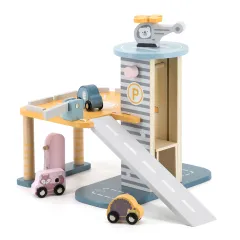 Ігровий набір Viga Toys Паркінг двоповерховий (44029)