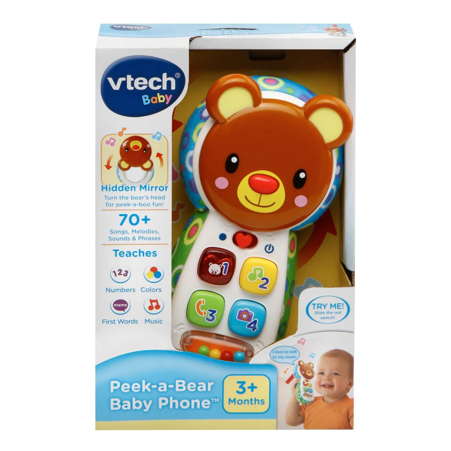 Развивающая игрушка-телефон VTech Отвечай и играй (озвуч. рус.) (80-502726)  Купить по цене 579 грн грн. в Украине | Интернет-Магазин ROZUM