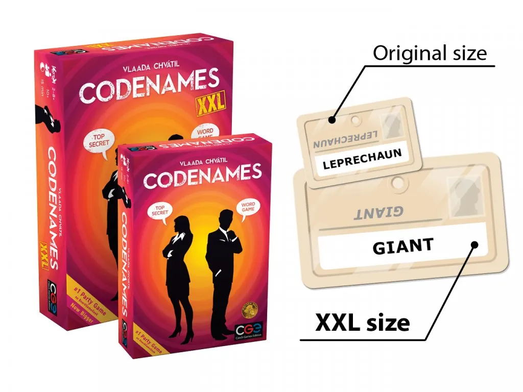 Codenames XXL (Кодовые имена XXL) (EN) Czech Games Edition - Настольная игра  (CGE00046) Купить по цене 1570 грн грн. в Украине | Интернет-Магазин ROZUM