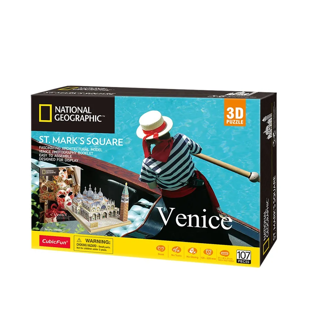 3D-пазл CubicFun National Geographic Площадь Святого Марка (DS0980h) Купить  по цене 599 грн грн. в Украине | Интернет-Магазин ROZUM